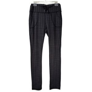 Lululemon Will Ziggy Wee women’s black drawstring pants size 28”x44”  #19-1936